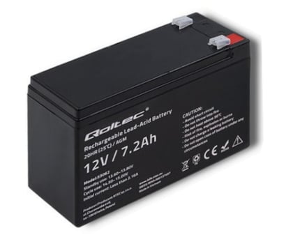 Akumulator AGM Qoltec Akumulator AGM 12V 7Ah max. 105A
